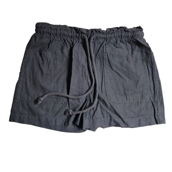 Universal Threads Gray Linen Shorts High Waisted Womens Size Small Adjustable - Picture 2 of 10